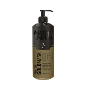 Nishman gold peel-off mask with Pump